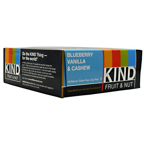 Kind Fruit & Nut, Blueberry Vanilla & Cashew, 12 Bars