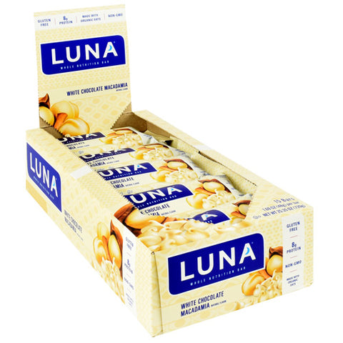 Luna Bar, White Chocolate Macadamia, 15 (1.69 oz) Bars