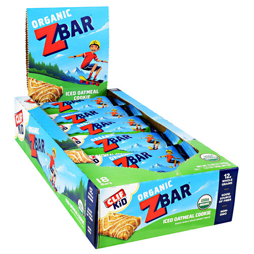 Organic Zbar, Iced Oatmeal Cookies, 18  (1.27 oz) Bars