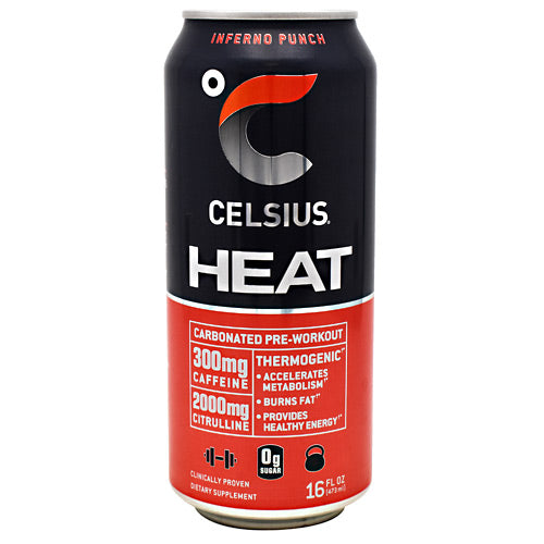 Celsius Heat, Inferno Punch, 12 - 16 fl oz (473mL) Cans