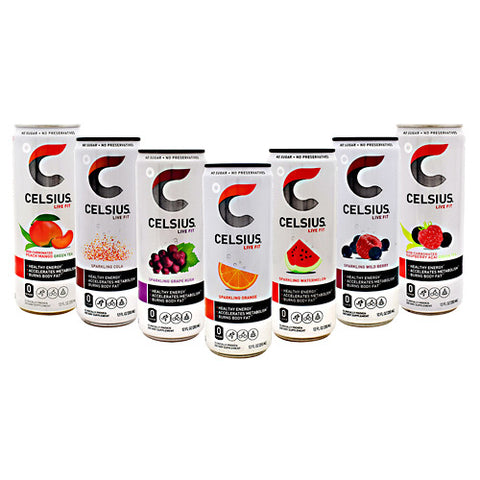 Celsius, Variety, 12 - 12 fl oz (355 ml) Cans