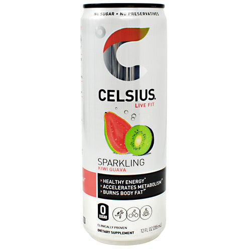 Celsius, Sparkling Kiwi Guava, 12 - 12 fl oz  Cans