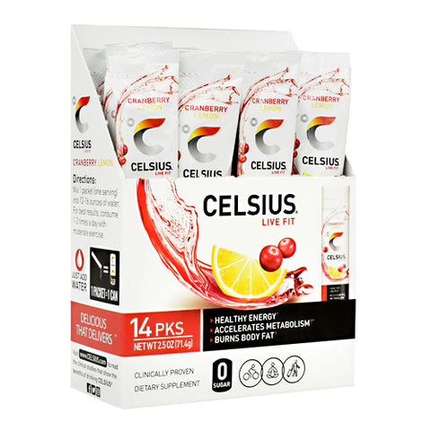 Celsius, Cranberry Lemon, 14 Packets