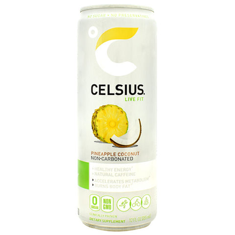 Celsius, Pineapple Coconut, 12 - 12 fl oz. cans