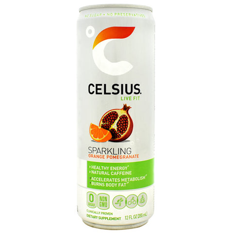 Celsius, Sparkling Orange Pomegranate, 12 - 12 fl oz. cans