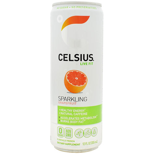 Celsius, Sparkling Grapefruit, 12 - 12 fl oz. cans