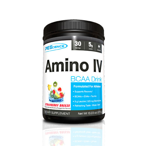 Amino Iv, Strawberry Breeze, 30 servings (13.23 oz) 375g