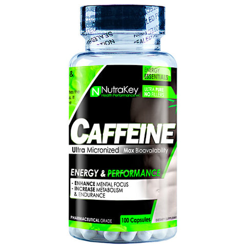 Caffeine, 100 Capsules, 100 Capsules