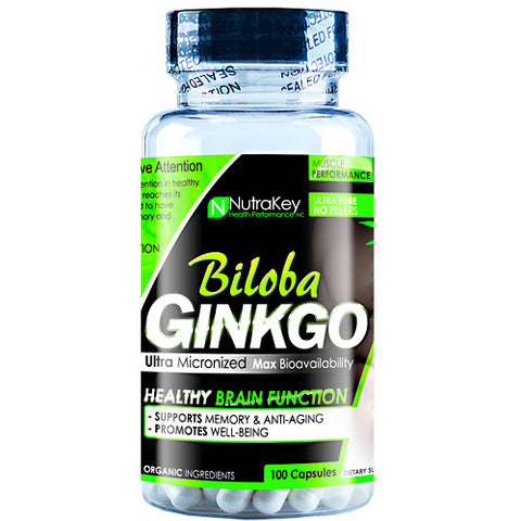 Ginkgo Biloba, 100 Capsules, 100 Capsules