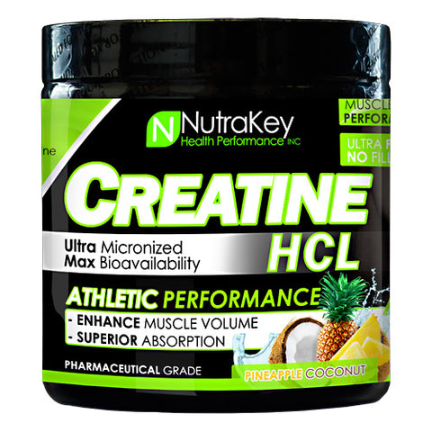 Creatine Hcl, Pineapple Coconut, 125 Scoops