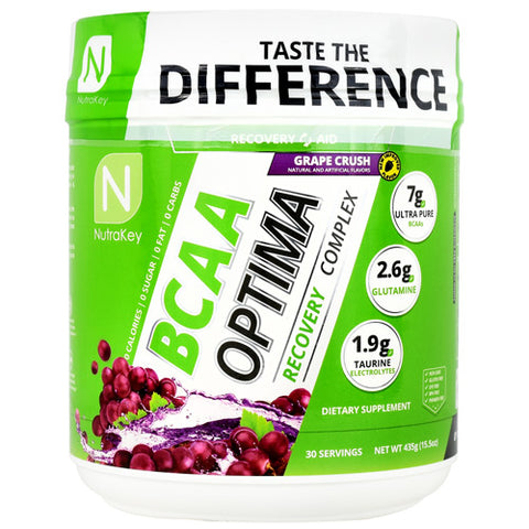 Bcaa Optima, Grape Crush, 30 Servings (15.5 oz)