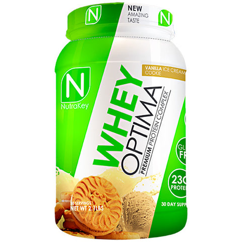 Whey Optima, Vanilla Ice Cream Cookie, 30 Servings