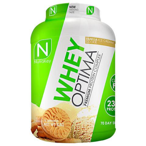 Whey Optima, Vanilla Ice Cream Cookie, 70 Servings