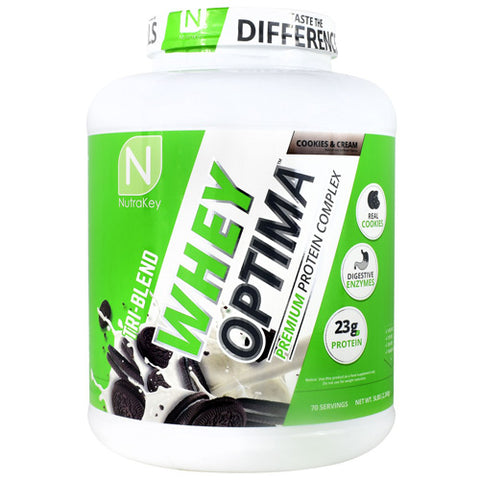 Whey Optima, Cookies & Cream, 70 Servings (5 lbs)