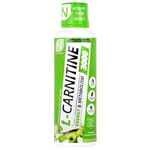 L-carnitine 3000, Green Apple Pucker, 16 FL OZ