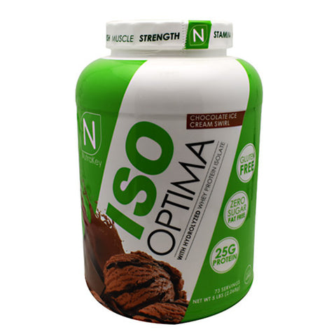 Iso Optima, Chocolate Ice Cream Swirl, 5 lbs