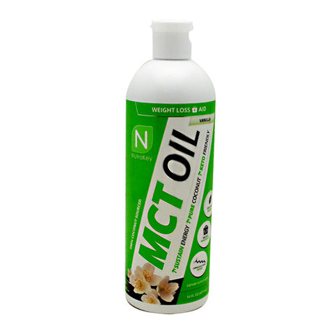 Mct Oil, Vanilla, 16 fl oz (473 mL)