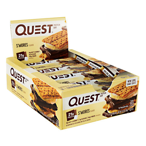 Quest Protein Bar, S'mores, 12 (2.12oz) Bars