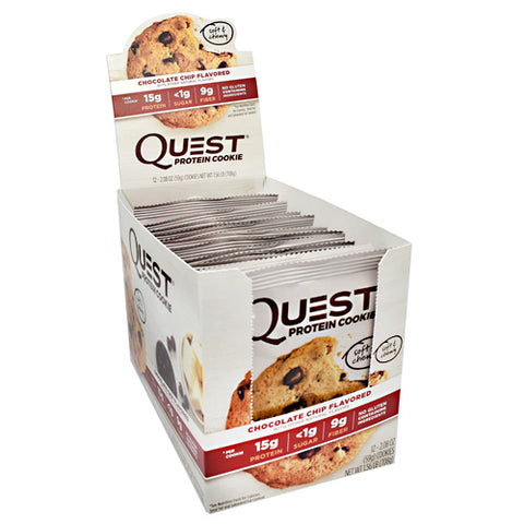 Quest Protein Cookie, Chocolate Chip, 12 (2.08oz) Cookies