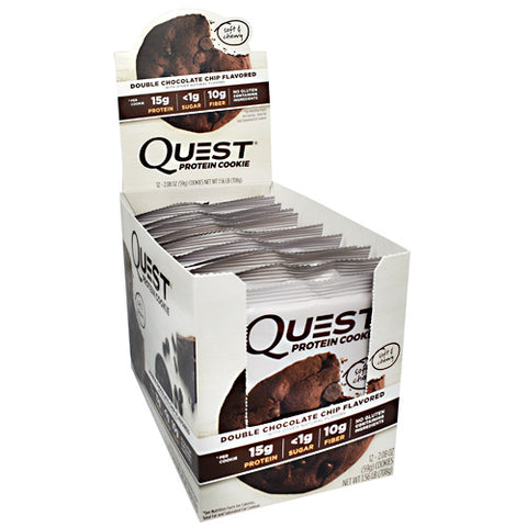 Quest Protein Cookie, Double Chocolate Chip, 12 (2.08oz) Cookies