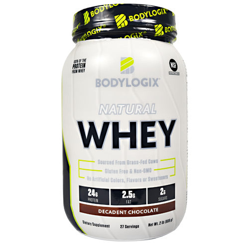 Natural Whey, Decadent Chocolate, 2 LB. (908g)