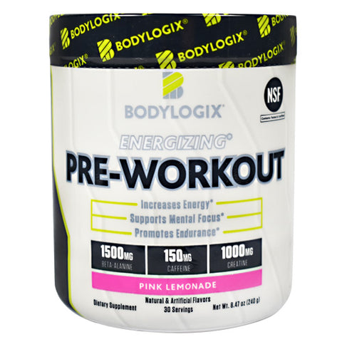 Energizing Pre-workout, Pink Lemonade, 30 Servings (8.47oz)