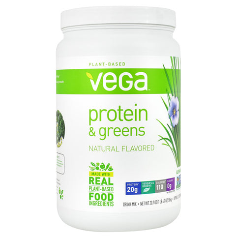 Protein And Greens, Natural, 21 Servings (20.7 oz)