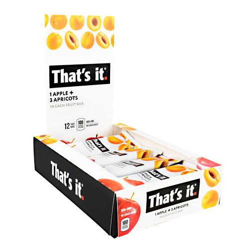 That's It Bar, Apple + Apricot, 12 (1.2 oz) Bars