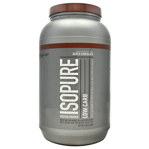 Low Carb Isopure, Dutch Chocolate, 3 lb (1361 g)