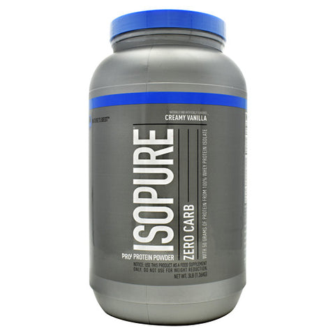 Zero Carb Isopure, Creamy Vanilla, 3 lbs (1361 g)