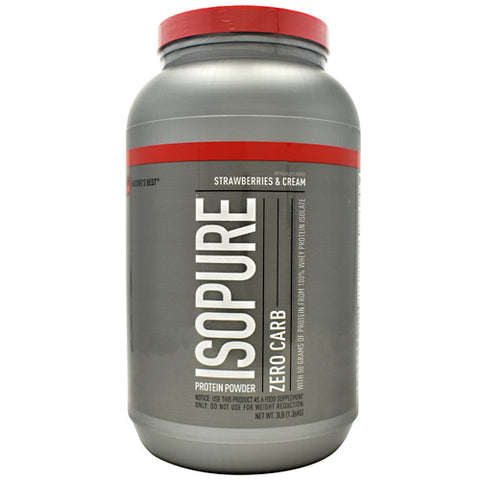 Zero Carb Isopure, Strawberries & Cream, 3 lbs (1361 g)