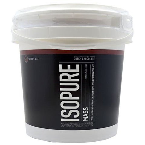 Isopure Mass, Dutch Chocolate, 7 lb 3.18 kg