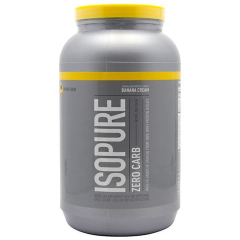 Zero Carb Isopure, Banana Cream, 3 lb (1361 g)