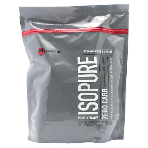 Zero Carb Isopure, Strawberries & Cream, 1 lb (454g)