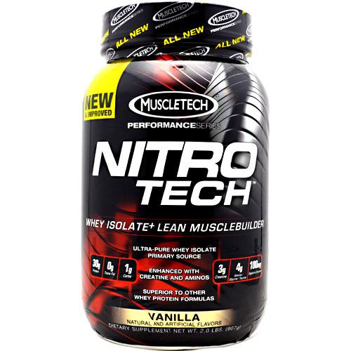 Nitro-tech, Vanilla, 2 lbs (907g)