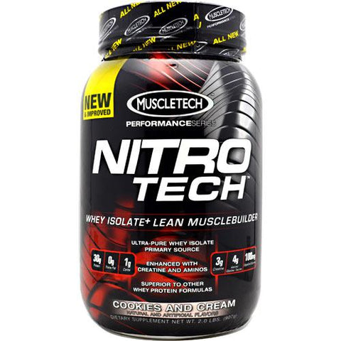 Nitro-tech, Cookies And Cream, 2 lbs (907g)