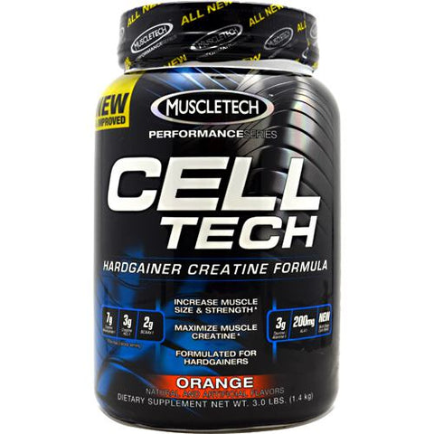 Cell-tech, Orange, 3.0 lb (1.4 kg)