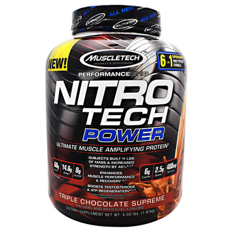 Nitro Tech Power, Triple Chocolate Supreme, 4 lbs