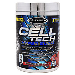 Cell-tech Hyper-build, Extreme Fruit Punch, 30 Servings