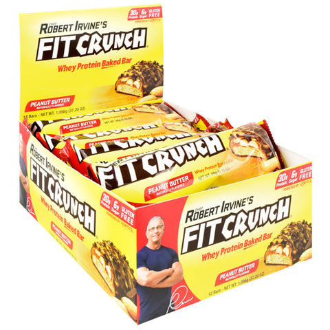 Fit Crunch Bar, Peanut Butter, 12 (88g) Bars