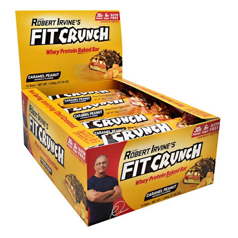 Fit Crunch Bar, Caramel Peanut, 12 Bars