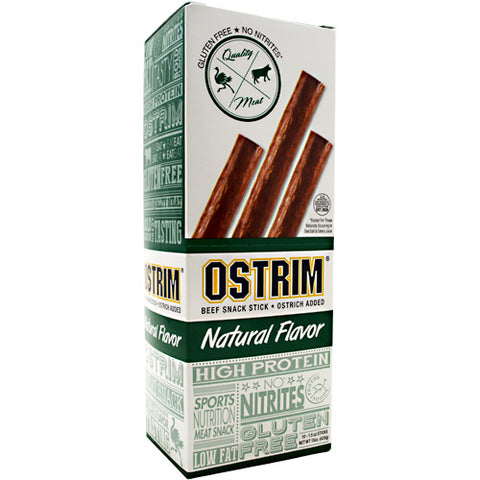 Beef & Ostrich Snack, Natural, 10 - 1.5 oz sticks [15 oz (420 g)]