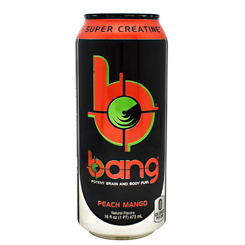 Bang, Peach Mango, 12 - 16 oz. Cans