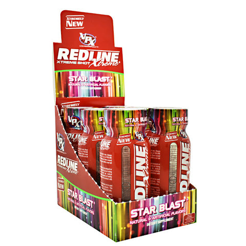 Redline Xtreme Shot, Star Blast, 4 (6 pack) Units