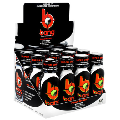 Bang Shot, Peach Mango, 24 (3 fl oz) Shots