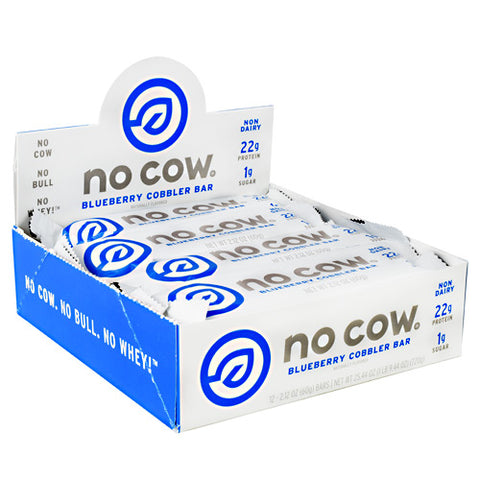 No Cow Bar, Blueberry Cobbler, 12 (2.12 oz) Bars