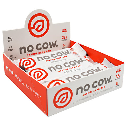 No Cow Bar, Carrot Cake, 12-(2.12oz) Bars