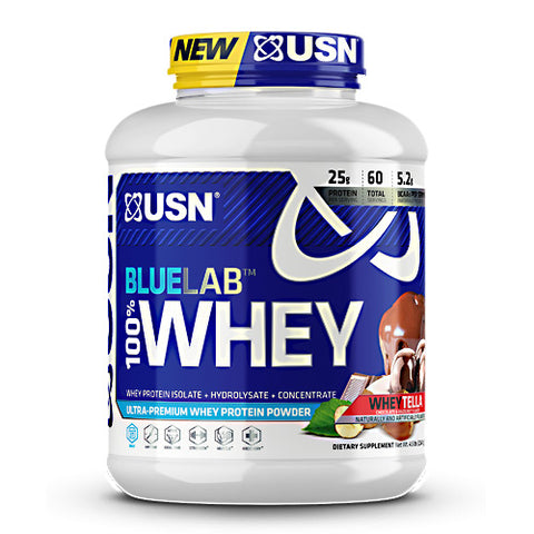 Blue Lab 100% Whey, Wheytella, 4.5 LBS