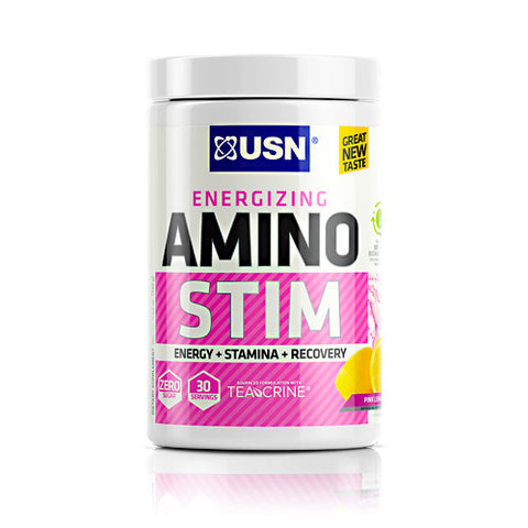 Amino Stim, Pink Lemonade, 30 Servings