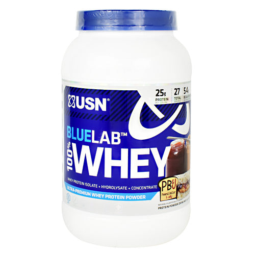 Blue Lab 100% Whey, Peanut Butter And Jelly, 2 lbs. (907.2 g)